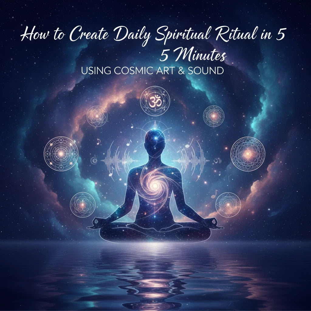 How to Create a Daily Spiritual Ritual in 5 Minutes (Using Cosmic Art & Sound)
