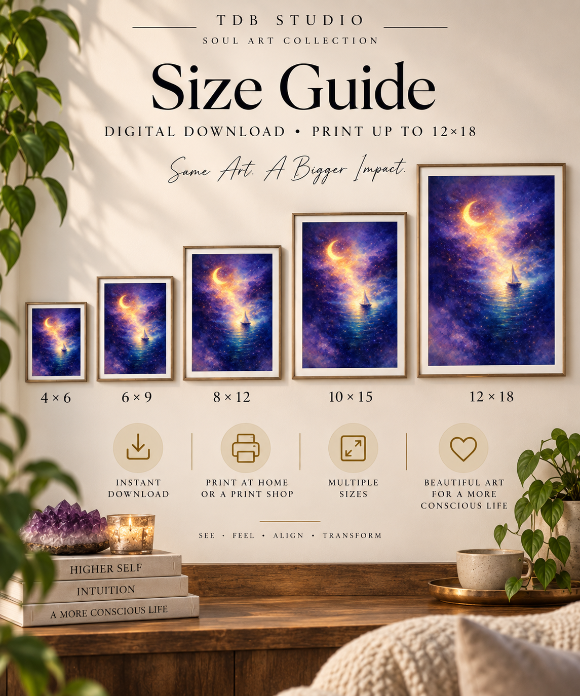 Celestial Awakening — Soul Art Digital Print