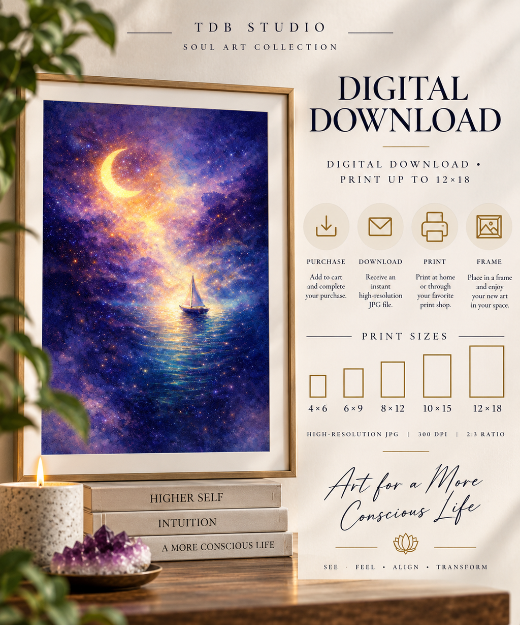 Celestial Awakening — Soul Art Digital Print