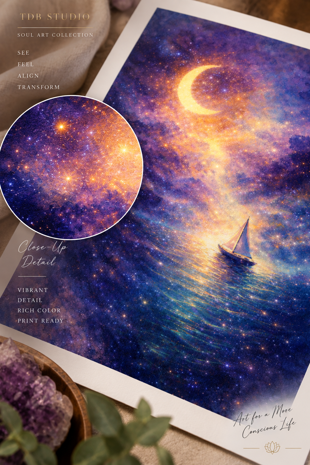 Celestial Awakening — Soul Art Digital Print