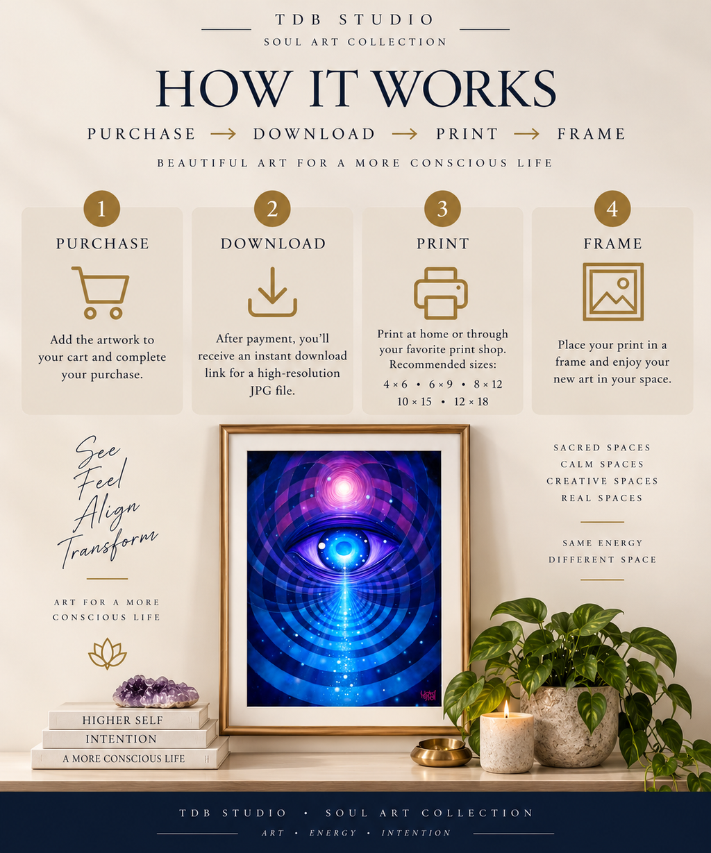 Third Eye Vision — Soul Art Digital Print