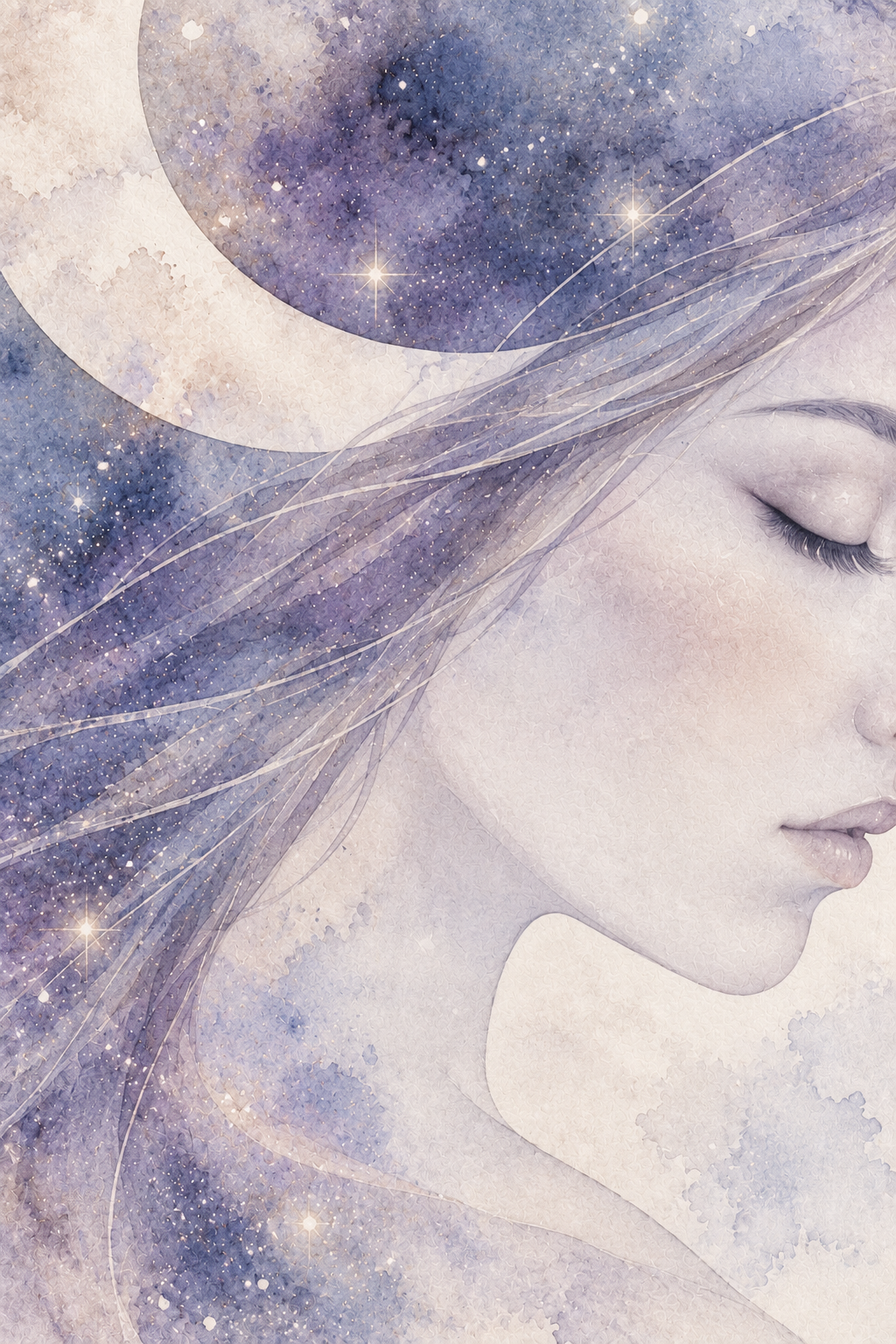 Moon Goddess Rising — Soul Art Digital Print