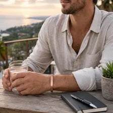 100% Pure Copper Bracelet for Men & Women | Adjustable Cuff Bracelet | Solid Copper Healing Jewelry | Minimalist Bracelet Gift for Him Her