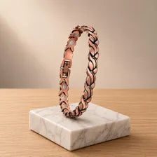Pure Copper Magnetic Bracelet for Women | Adjustable Chain Link Bracelet